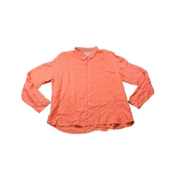 EUROPANN France Linen Shirt Mens Size 7 -3XL  Luxury Button-Up 100% Linen Floral - Picture 1 of 8